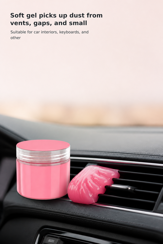 Rose-Scented Car Cleaning Gel – 160 g