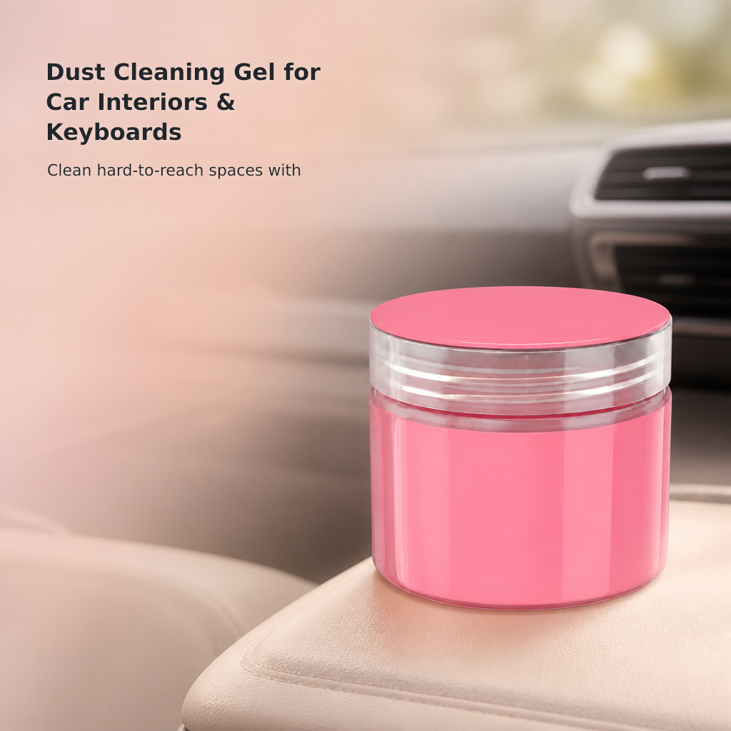 Rose-Scented Car Cleaning Gel – 160 g