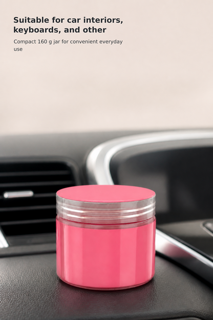 Rose-Scented Car Cleaning Gel – 160 g